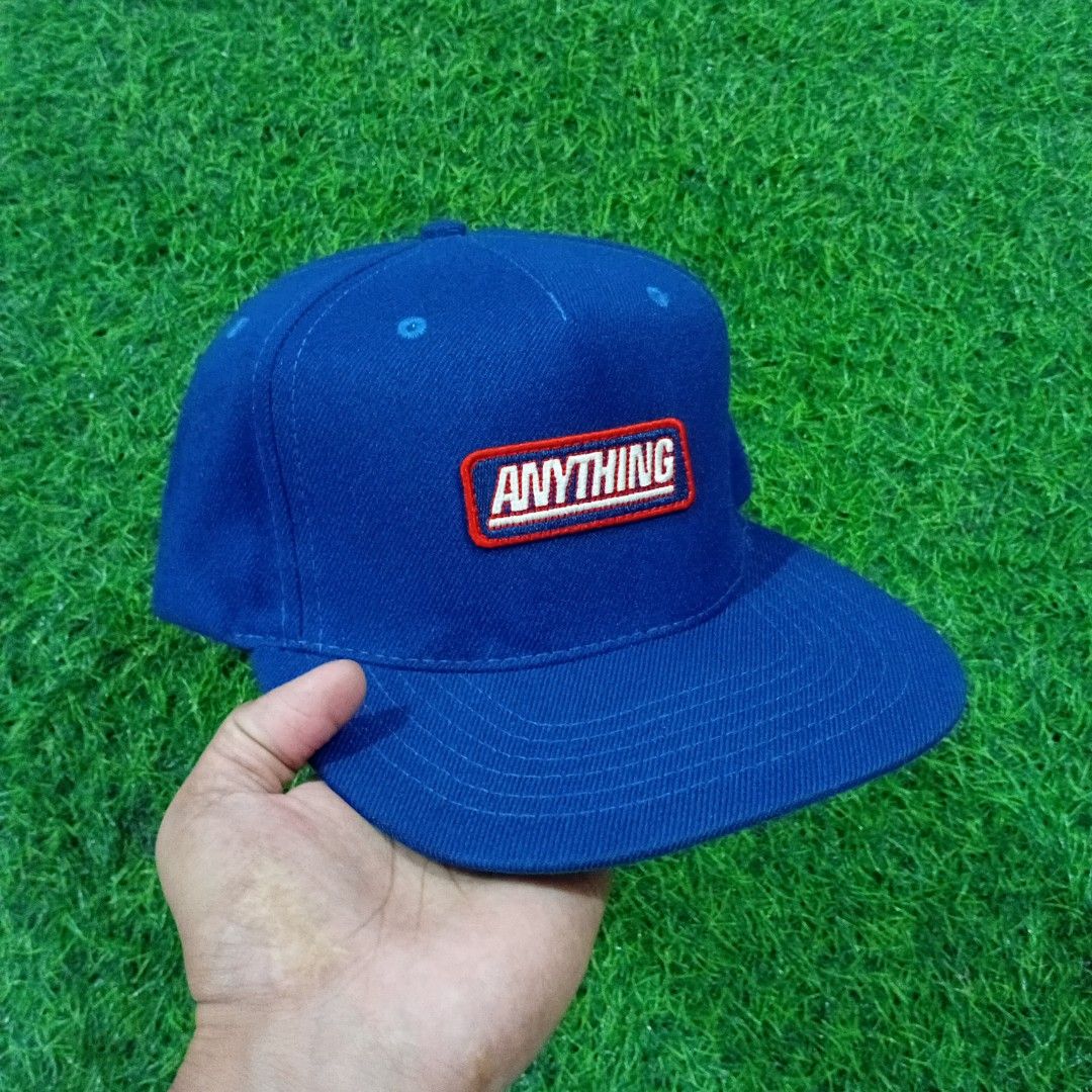 aNYthing wool Supreme snapback cap (Category: Caps & Hats) located in Muntinlupa City. Submitted by rianrax3012 (Listing ID 1467258963, Image 2). Description: aNYthing streetwear brand founded by founders of Supreme.