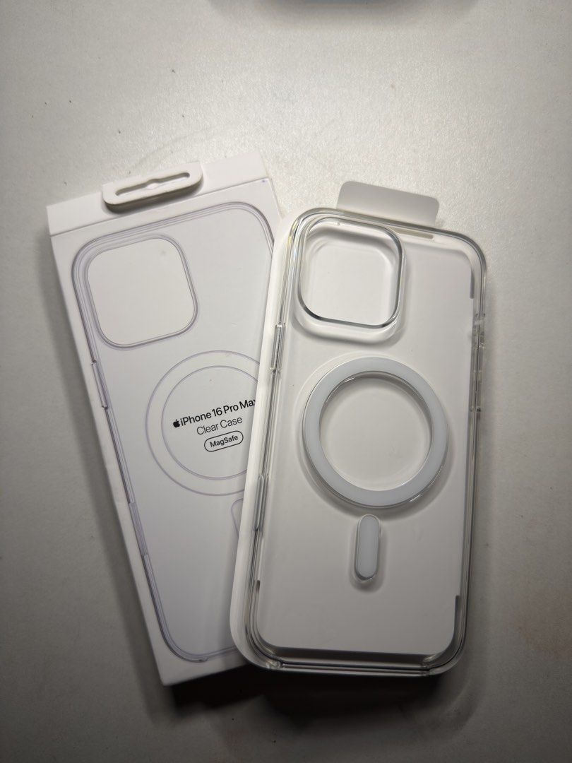 Apple Magsafe Clear Case- iPhone 16 Pro Max (Category: Cases & Sleeves) located in Manila. Submitted by jaehyunsbff (Listing ID 1467339543, Image 1). Description: .