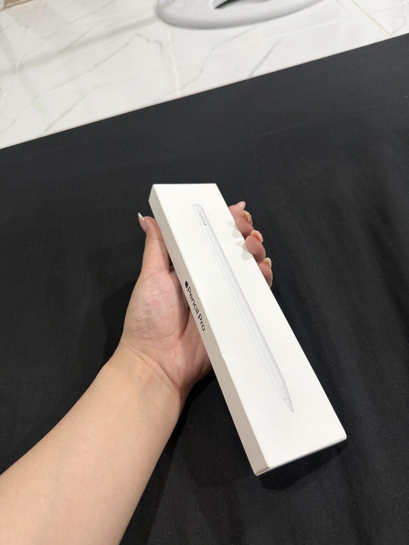 Apple Pencil Pro Brand New (Category: Other Gadgets) located in Manila. Submitted by mdncy (Listing ID 1467347625, Image 2). Description: Brand new Apple Pencil Pro, purchased from Thailand. Selling because it is not compatible with my iPad A16. Never used and in excellent condition. Compatible with iPad Pro M4, iPad Air M2/M3, and iPad mini (A17 Pro). Please message me if interested!.