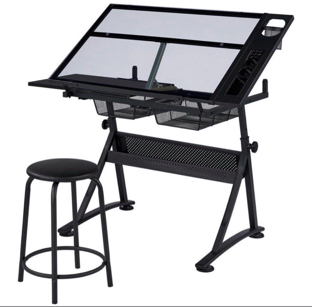 Architectural Drafting Table WITHOUT CHAIR (Category: Office Furniture & Fixtures) located in Makati City. Submitted by magsbuy (Listing ID 1467225844, Image 1). Description: - message for actual pictures - price is negotiable - ONLY TABLE FOR SALE - height and width adjustable Rfs: decluttering .