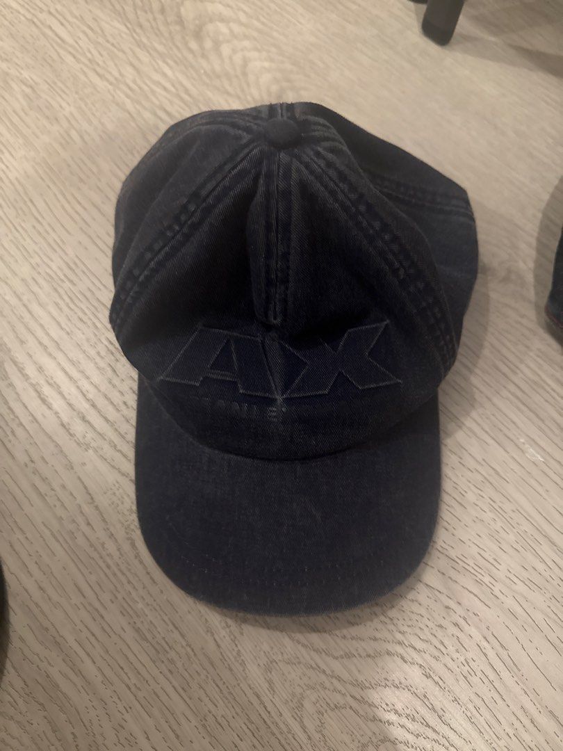 Armani Exchange A|X Denim Baseball Cap (Category: Caps & Hats) located in Makati City. Submitted by stallionmegx (Listing ID 1467305585, Image 1). Description: Like new.