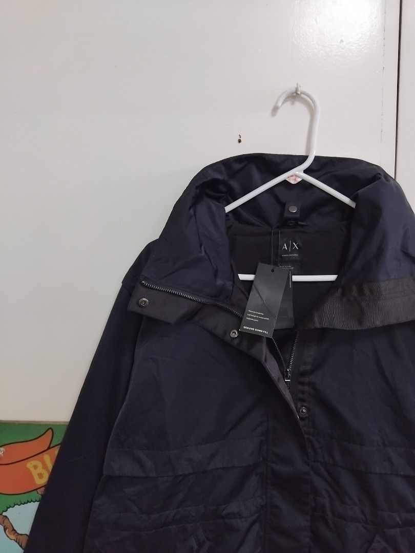 Armani Exchange A|X Down Fill Fishtail Parka (Category: Coats, Jackets and Outerwear) located in Pasig City. Submitted by hustlexcurate (Listing ID 1467195311, Image 3). Description: Armani Exchange A|X Down Fill Fishtail Parka Size MEDIUM on tag fits LARGE Dimensions: 23X32.