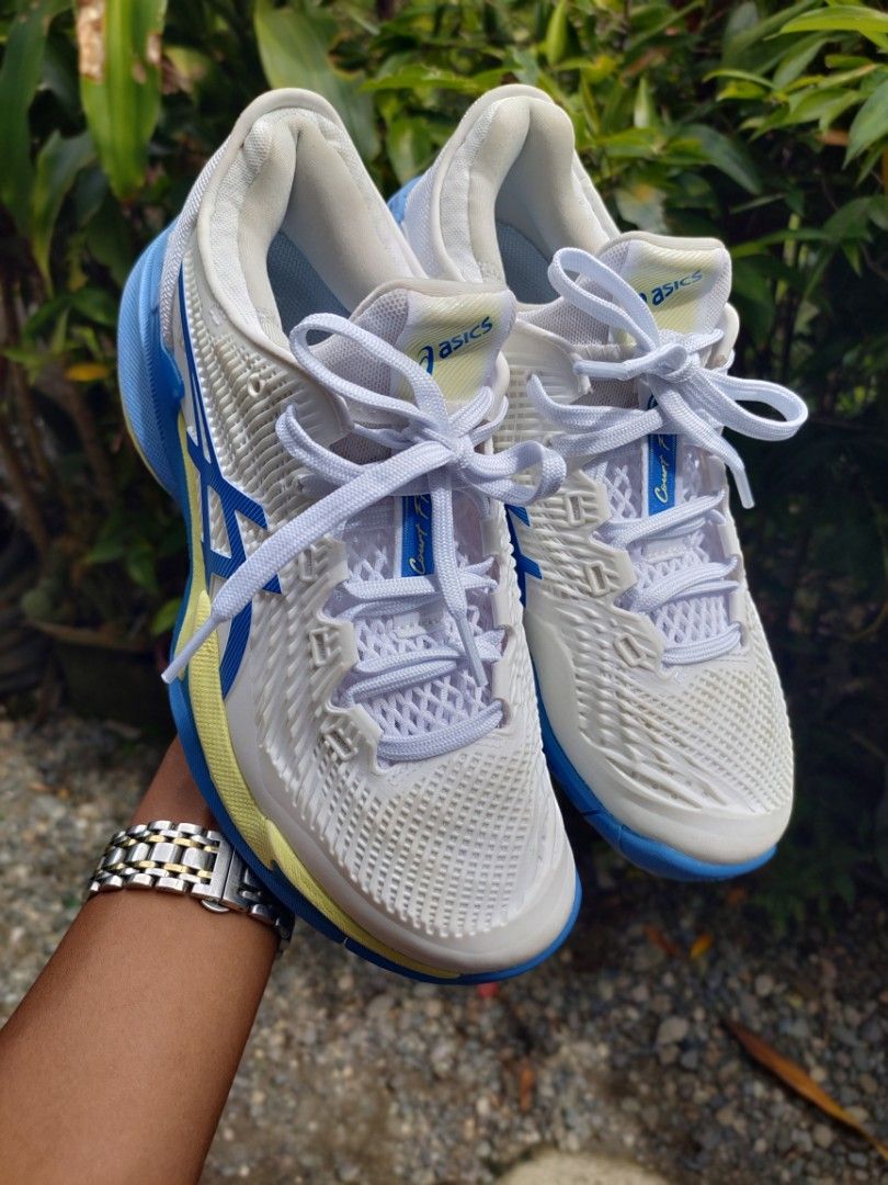 Asics Court ff3 (Category: Sneakers) located in Malasiqui. Submitted by shoesyourbrand (Listing ID 1467224110, Image 3). Description: 𝗔𝗦𝗜𝗖𝗦 𝗖𝗼𝘂𝗿𝘁 𝗙𝗙 𝟯 '𝗪𝗵𝗶𝘁𝗲/𝗜𝗹𝗹𝘂𝘀𝗶𝗼𝗻 𝗕𝗹𝘂𝗲'(AUTHENTIC/ORIGINAL) SIZE: US 7 WOMEN'S | EUR 38 | 24CM BRANDNEW NO BOX | INTERNAL SIZE LABEL INDICATED(SAMPLE PHOTO NOT FOR RESALE)RARE PAIR PRICE: DM IF INTERESTED NOT FOR LOWBALLER📩 PAYMENT FIRST BASIS MODE OF PAYMENT: GCASH, BANK TRANSFER COUR