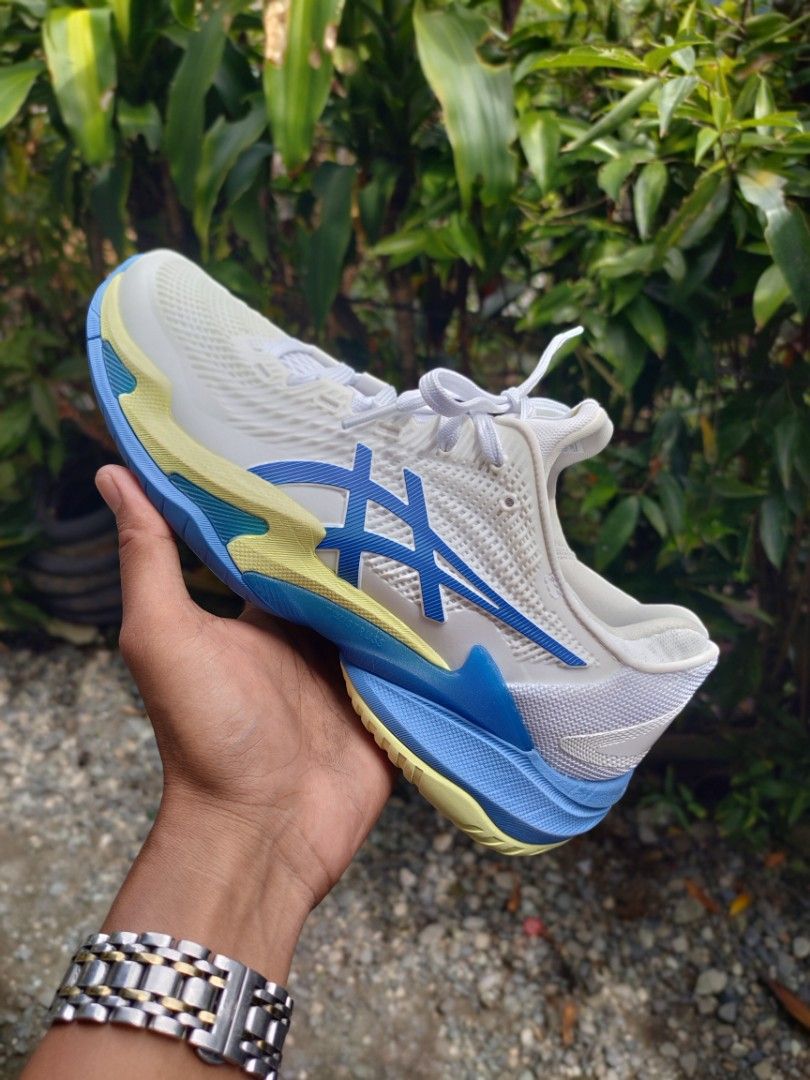 Asics Court ff3 (Category: Sneakers) located in Malasiqui. Submitted by shoesyourbrand (Listing ID 1467224110, Image 2). Description: 𝗔𝗦𝗜𝗖𝗦 𝗖𝗼𝘂𝗿𝘁 𝗙𝗙 𝟯 '𝗪𝗵𝗶𝘁𝗲/𝗜𝗹𝗹𝘂𝘀𝗶𝗼𝗻 𝗕𝗹𝘂𝗲'(AUTHENTIC/ORIGINAL) SIZE: US 7 WOMEN'S | EUR 38 | 24CM BRANDNEW NO BOX | INTERNAL SIZE LABEL INDICATED(SAMPLE PHOTO NOT FOR RESALE)RARE PAIR PRICE: DM IF INTERESTED NOT FOR LOWBALLER📩 PAYMENT FIRST BASIS MODE OF PAYMENT: GCASH, BANK TRANSFER COUR