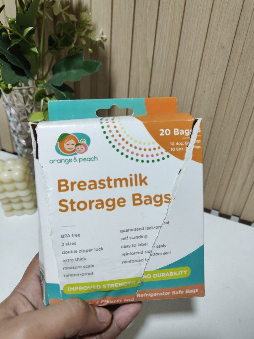 Assorted Breastmilk Storage Bags Bundle Flow Sunmum Orange & Peach (Category: Breastfeeding & Bottle Feeding) located in Manila. Submitted by tadeoea20213649 (Listing ID 1467309505, Image 3). Description: Bundle of breastmilk storage bags. Includes Flow, Sunmum Premium, Kleenfant, and Orange & Peach brands. Various pack sizes like 30 bags and 20 bags per box. Includes extra loose bags too. Temperature sensing, leak proof, and self-standing featur