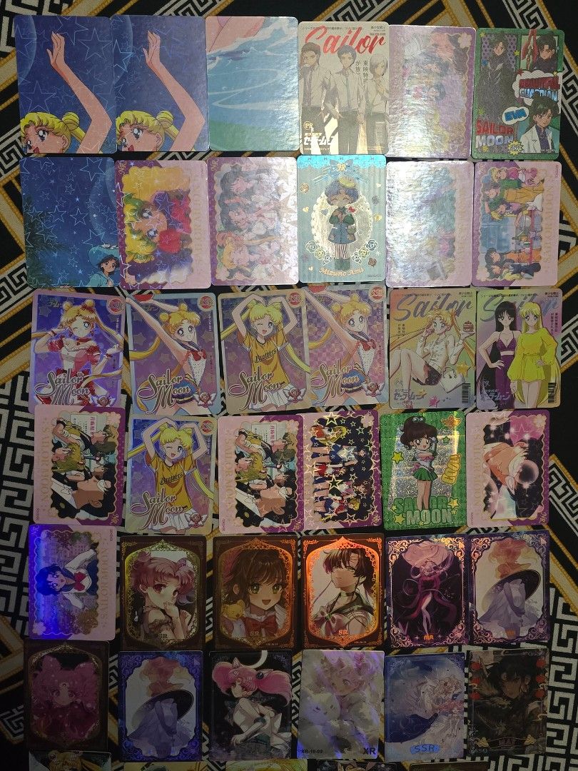 Assorted characters (Category: Raw Singles) located in Baguio. Submitted by sonny14 (Listing ID 1467353631, Image 3). Description: Sailor moon cards lot sale check pics pm for more infos.