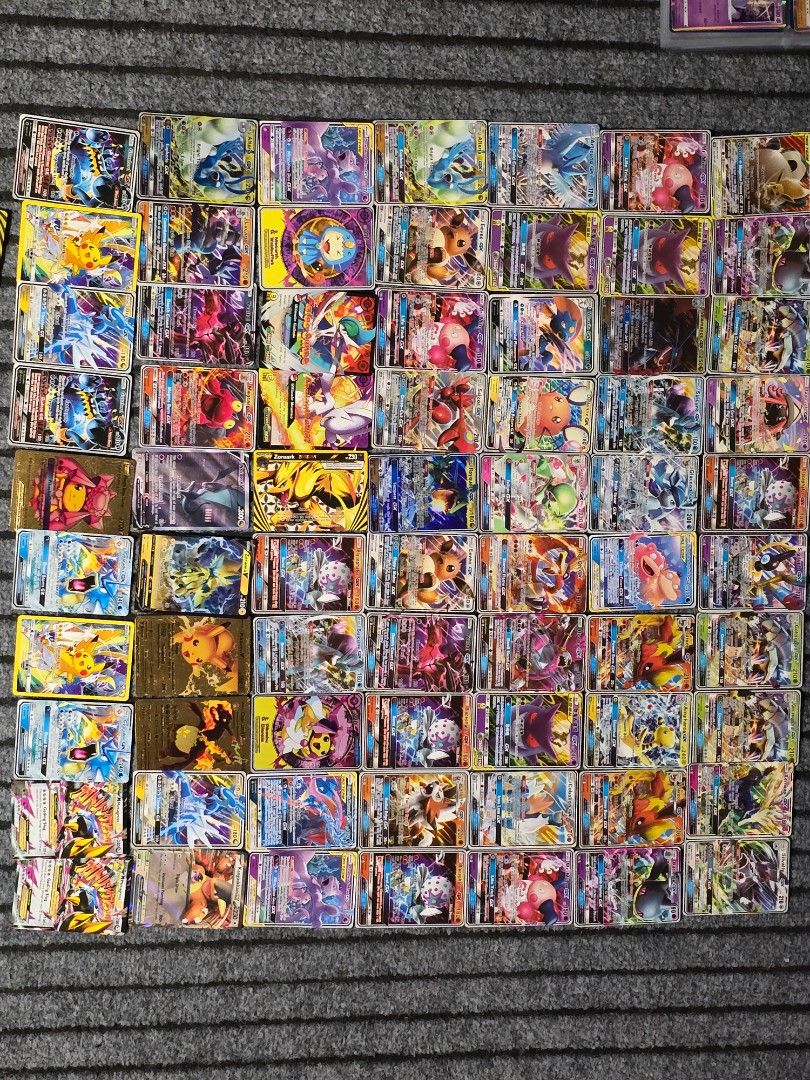 Assorted characters (Category: Raw Singles) located in Baguio. Submitted by sonny14 (Listing ID 1467353791, Image 3). Description: Pokemon cards mix English Chinese Japanese mix fake and authentic scan all pics pm for more infos .