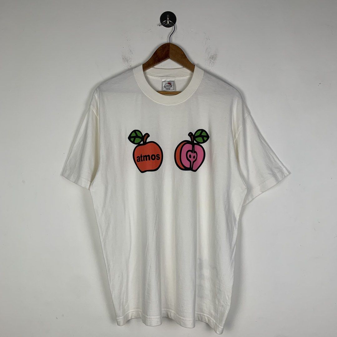 Atmos x Hello Kitty T-shirt (Category: Tshirts & Polo Shirts ) located in Cavite. Submitted by francuhstuff_ph (Listing ID 1467345931, Image 1). Description: Atmos x Hello Kitty T-shirt XL Length: 30 Width: 23 Sleeve: 8.5 Shoulder: 21 Hem: 23 Used excellent condition No flaws/issues.
