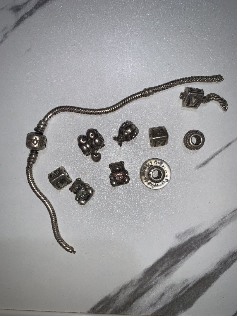 Authentic Pandora Charms (Category: Bracelets) located in Imus. Submitted by sa1nt___ (Listing ID 1467298133, Image 2). Description: Authentic Pandora Charms 1k each for charms -Authentic -Needs cleaning .
