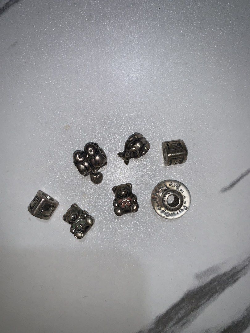 Authentic Pandora Charms (Category: Bracelets) located in Imus. Submitted by sa1nt___ (Listing ID 1467298133, Image 1). Description: Authentic Pandora Charms 1k each for charms -Authentic -Needs cleaning .