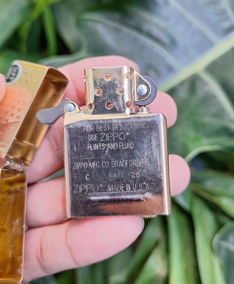 Authentic Zippo USA (Category: Other Sports Equipment and Supplies) located in Makati City. Submitted by telractrading (Listing ID 1467284341, Image 3). Description: Authentic Zippo Brass USA as new condition! drain na yung fluid , no issue.