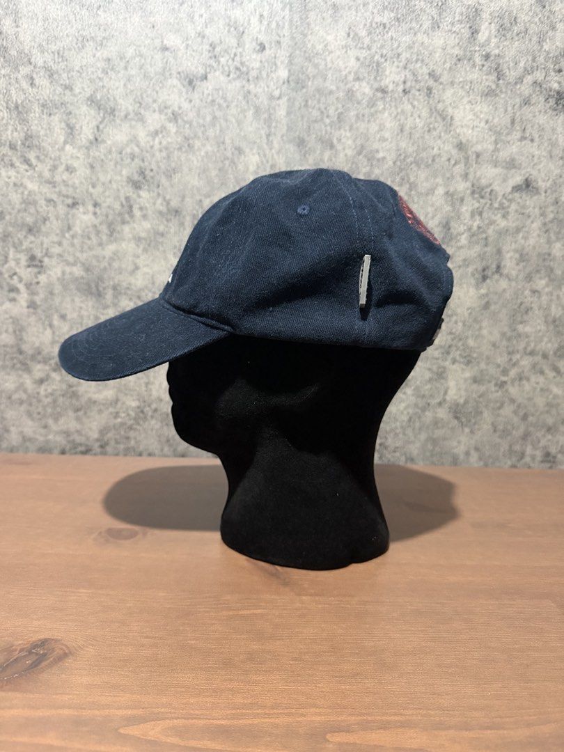 Balenciga - Navy Blue Embroided Logo Cap (Category: Caps & Hats) located in Cavite. Submitted by commoncourtesy (Listing ID 1467346215, Image 2). Description: One size fits all.