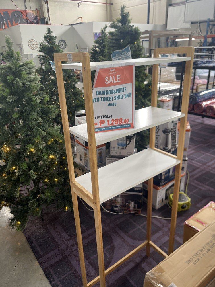 Bamboo&white over toilet shelf unit anko (Category: Looking For) located in Caloocan City. Submitted by hmr.gomez (Listing ID 1467183250, Image 1). Description: .