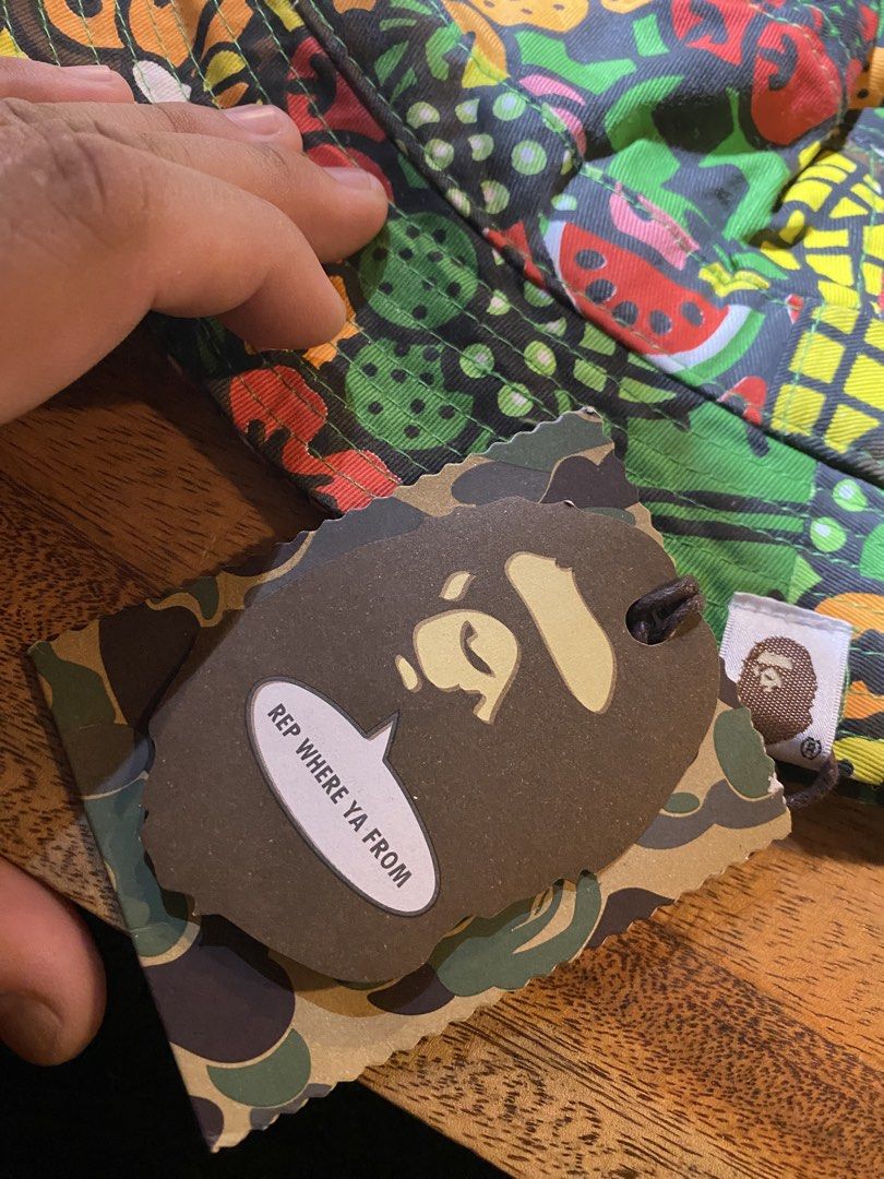 Bape bucket hat (Category: Hats & Beanies) located in Surallah. Submitted by unending_archive (Listing ID 1467326800, Image 3). Description: As new condition Details are .