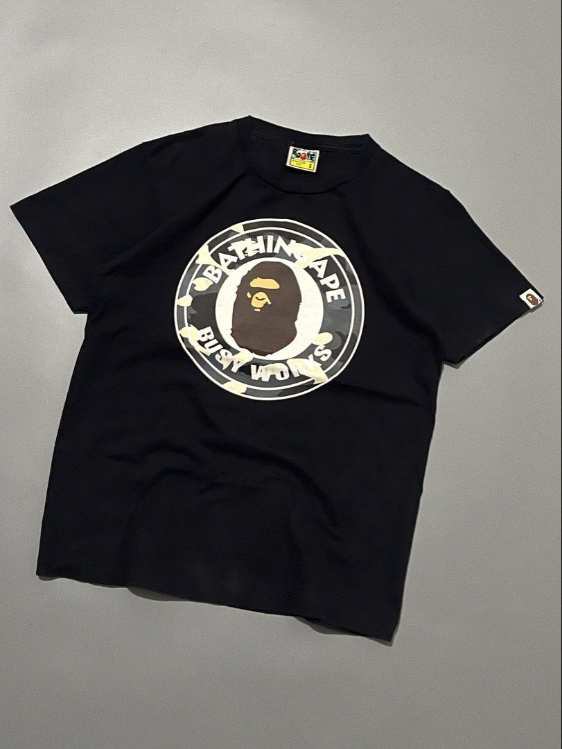 bape shirt (Category: Formal Shirts) located in Compostela. Submitted by source_20 (Listing ID 1467323026, Image 2). Description: BAPE SHIRT DIMES 18.5X26 CR 9/10 EXCELLENT CONDITION NO ISSUE NEED WASH LANG MERON DIRT STAIN 📍DAVAO DE ORO CAN SHIP VIA JNT .