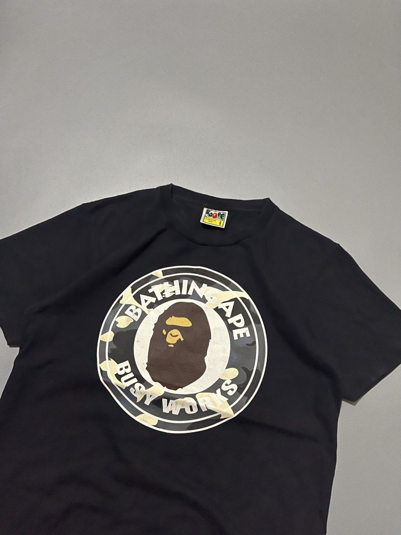 bape shirt (Category: Formal Shirts) located in Compostela. Submitted by source_20 (Listing ID 1467323026, Image 3). Description: BAPE SHIRT DIMES 18.5X26 CR 9/10 EXCELLENT CONDITION NO ISSUE NEED WASH LANG MERON DIRT STAIN 📍DAVAO DE ORO CAN SHIP VIA JNT .