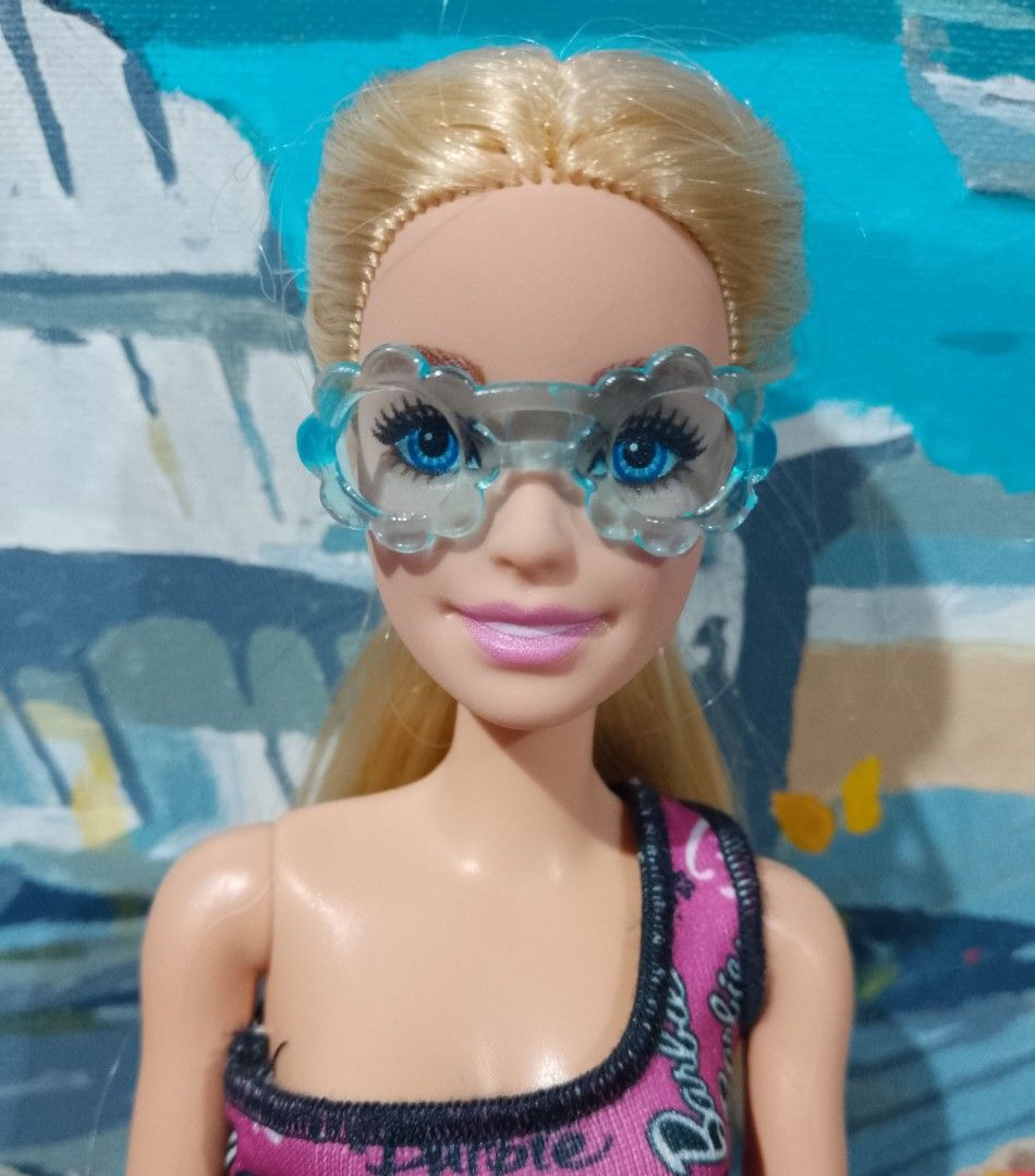 Barbie doll with interchangeable sunglasses accessories (Category: Kids Toys) located in San Jose del Monte. Submitted by philippines_11hello (Listing ID 1467210293, Image 1). Description: - Barbie fashion doll sunglasses (doll not included l) MOP: Gcash or cash MOD: Pwedeng ipalalomove or meet-up within Francisco home 1 area only..