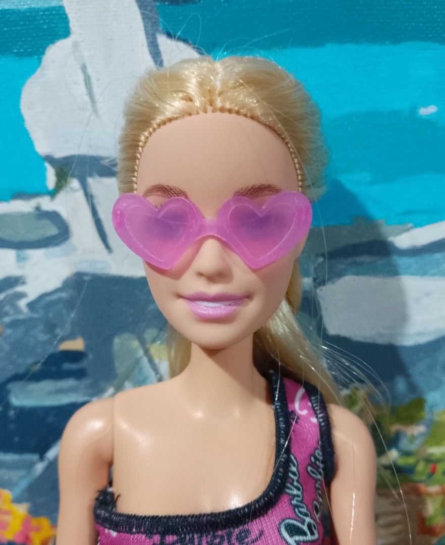 Barbie doll with interchangeable sunglasses accessories (Category: Kids Toys) located in San Jose del Monte. Submitted by philippines_11hello (Listing ID 1467210293, Image 3). Description: - Barbie fashion doll sunglasses (doll not included l) MOP: Gcash or cash MOD: Pwedeng ipalalomove or meet-up within Francisco home 1 area only..
