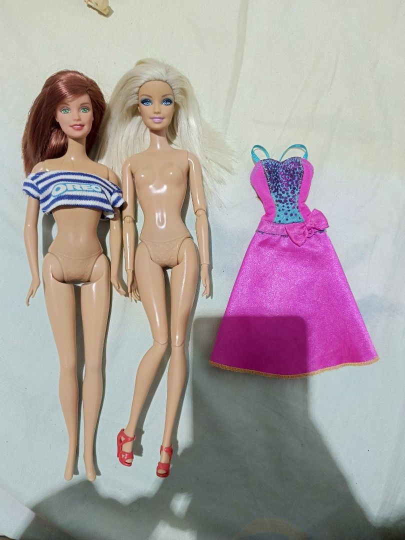 Barbie Fashionistas Bundle (Category: Kids Toys) located in Davao. Submitted by chenny._chin968 (Listing ID 1467178756, Image 1). Description: Barbie Fashionistas Bundle 💓MINE 1,500 Barbie (Articulated) -Very Tight Joints -I think may slight haircut but hindi naman masyadong OA -No other issue Barbie (Not Articulated) -Perfect Screening -Only the Body has flaws.