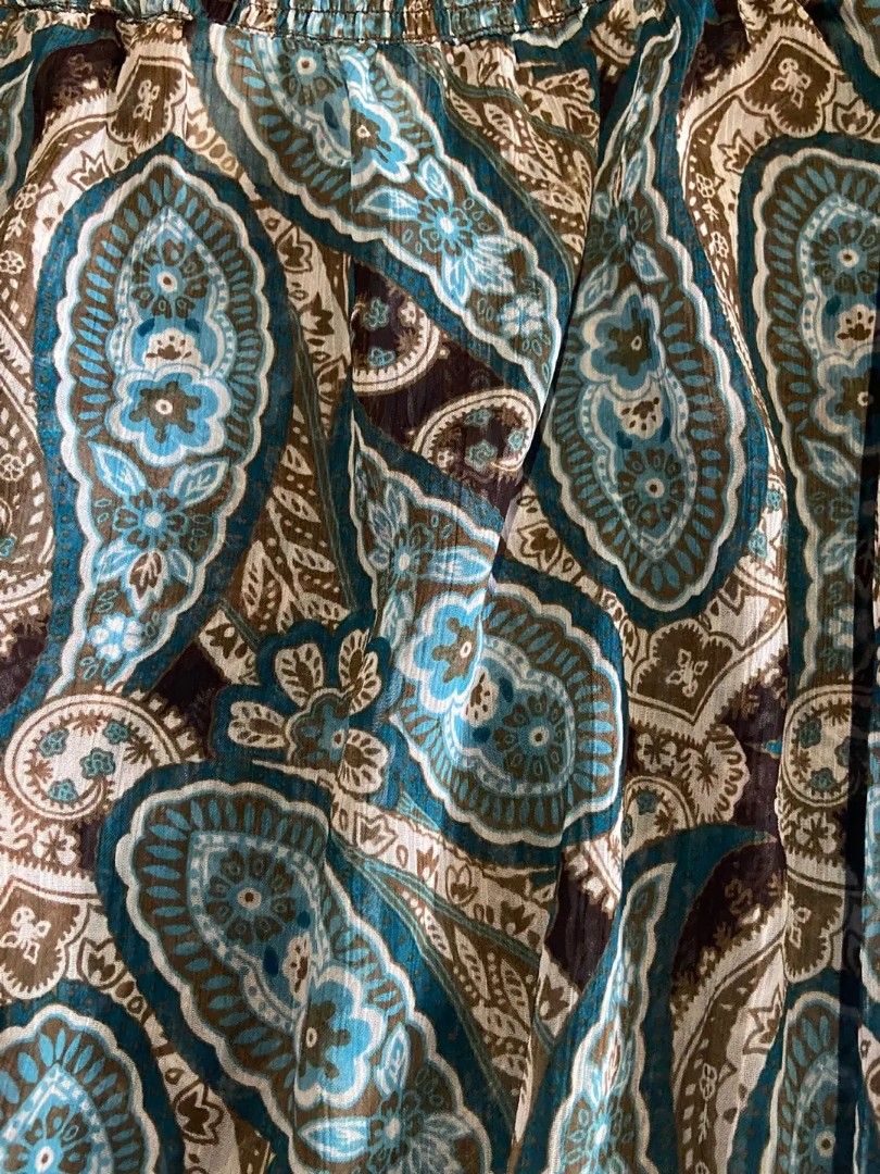 BATWING WHIMSICAL STYLE (Category: Blouses) located in Masbate. Submitted by gurly_trifth26 (Listing ID 1467265997, Image 2). Description: SIZE: MEDIUM ( KERI SMALL)🌺 COLOR: TEAL MIX OF COLORS🌺 CONDITION : 10/10 GOOD AS NEW🌺 LOCATION: MASBATE, PLACER🌺 MOP: GCASH🌺 MOD : J&T ( BUYER HANDLES SF 🌺.