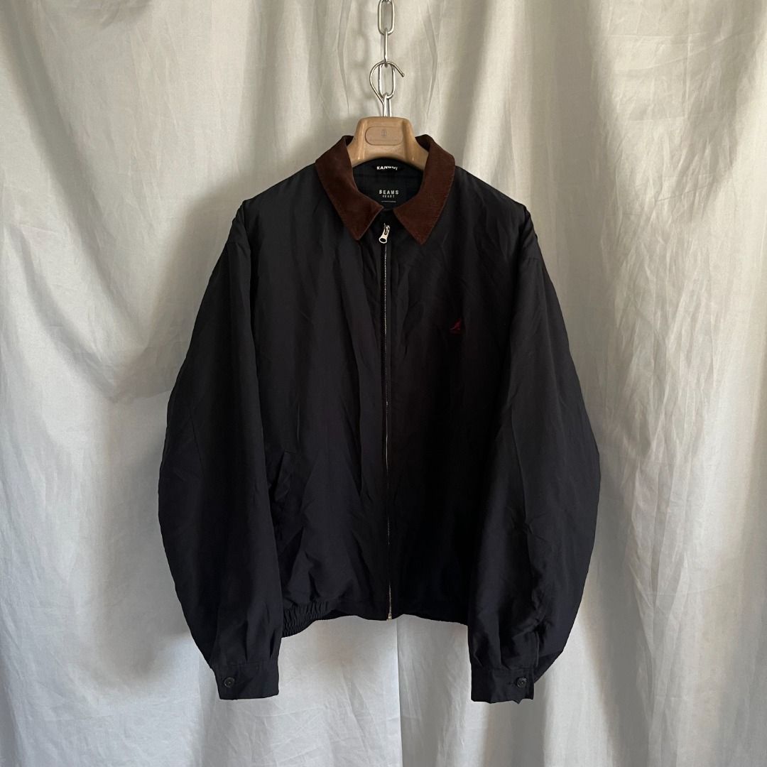 Beams Heart x Kangol Padded Blouson jacket (Category: Coats, Jackets and Outerwear) located in Quezon. Submitted by _babypluto (Listing ID 1467189039, Image 1). Description: Tagged size: Large Condition: Very good condition Measurements: Width: 27.5 inches Length: 28.5 inches Sleeve Length: 25 inches Note: actual color of the item may change due to lighting. .