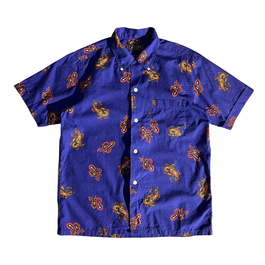 Beams Plus Japan Paisley Pattern Button Down Shirt (Category: Tshirts & Polo Shirts ) located in Daraga. Submitted by th3cliquejunks (Listing ID 1467276608, Image 1). Description: Beams Plus Japan Paisley Pattern Button Down Shirt Tagged Size: Small Condition: 9.5/10 Flawless Made in: Japan Measurement: Pit to pit: 20” Length: 27” - 3,280 Dm!.