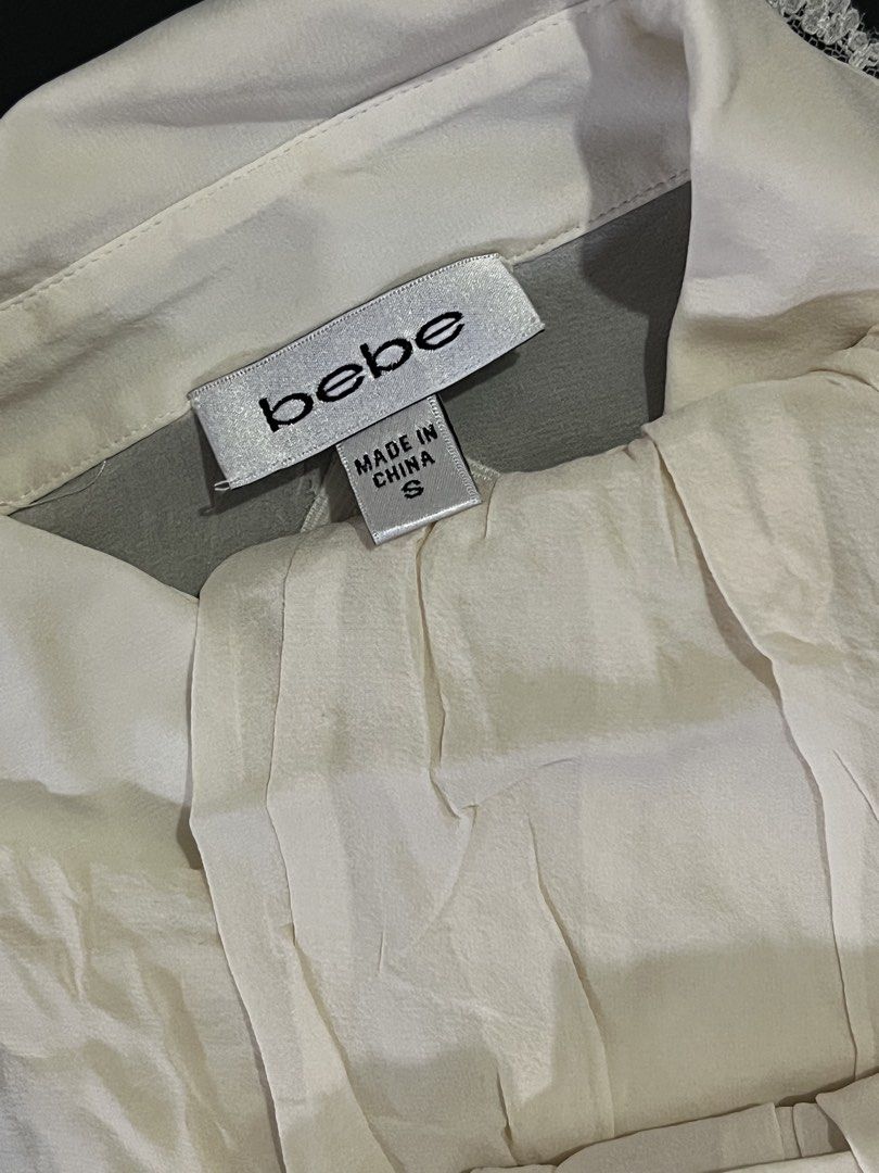 Bebe long sleeve sheer button down (Category: Blouses) located in Las Pinas. Submitted by jilanah (Listing ID 1467347037, Image 3). Description: .