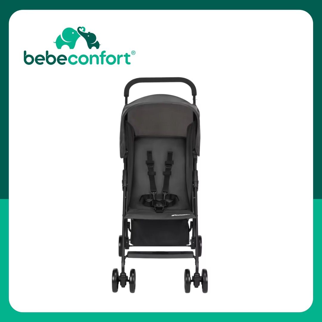 Bebeconfort Snow Stroller Mineral Graphite (Category: Strollers) located in Antipolo. Submitted by jeanneezraaa (Listing ID 1467192625, Image 1). Description: - Brand: Bebeconfort Snow Stroller - Color: Mineral Graphite - Condition: Brand new, never opened, comes in original box - Age/Weight capacity: Suitable from newborn up to 3 years (approx. 15kg) - Lightweight design: Only weighs around 5kg - Features: Large multi-position reclining seat - F
