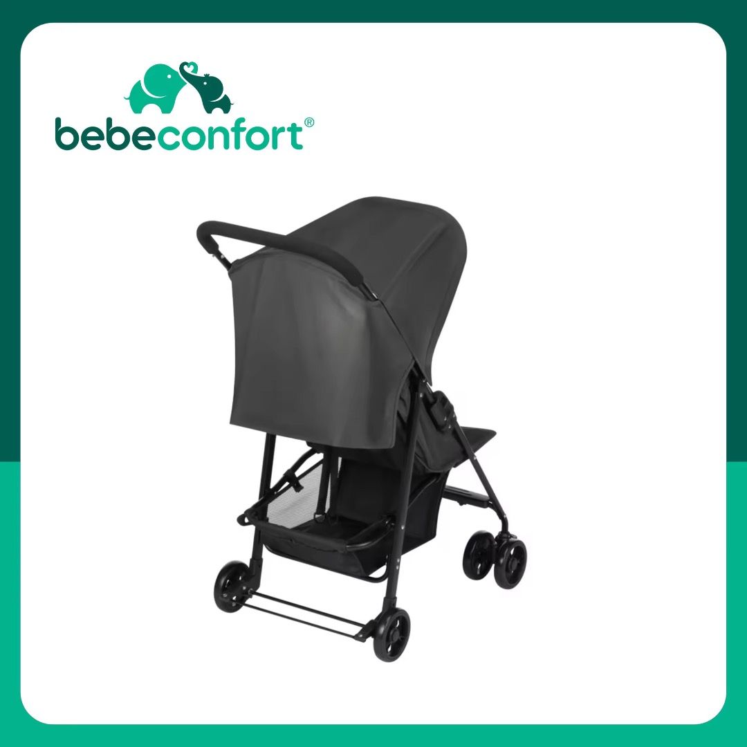 Bebeconfort Snow Stroller Mineral Graphite (Category: Strollers) located in Antipolo. Submitted by jeanneezraaa (Listing ID 1467192625, Image 3). Description: - Brand: Bebeconfort Snow Stroller - Color: Mineral Graphite - Condition: Brand new, never opened, comes in original box - Age/Weight capacity: Suitable from newborn up to 3 years (approx. 15kg) - Lightweight design: Only weighs around 5kg - Features: Large multi-position reclining seat - F