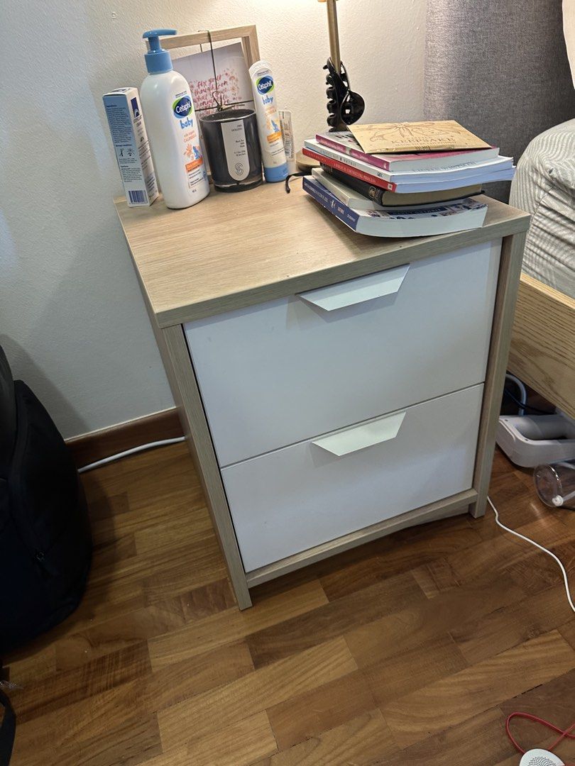 Bedside Table (Category: Tables & Sets) located in Singapore. Submitted by esung94 (Listing ID 1467193162, Image 1). Description: From ikea Pickup only at Paya Lebar m.