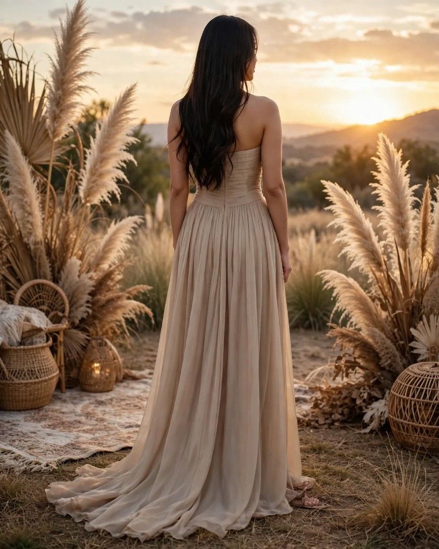 Beige Strapless Gown-US Size: 4 (Category: Evening dresses & gowns) located in Manila. Submitted by jollyann_b1990 (Listing ID 1467261241, Image 2). Description: ✨ AVAILABLE FOR SALE ✨ Perfect for weddings, debuts, prom, pageants & other special occasions. Size: [US Size: 4] Bust: 36 inches Waist: 29 inches Length: 54 inches Color: [BEIGE] Material: [CHIFFON] Condition: [Brand New] 📍 Pasig 🚚 Delivery available 📩 Send us a message for availabil