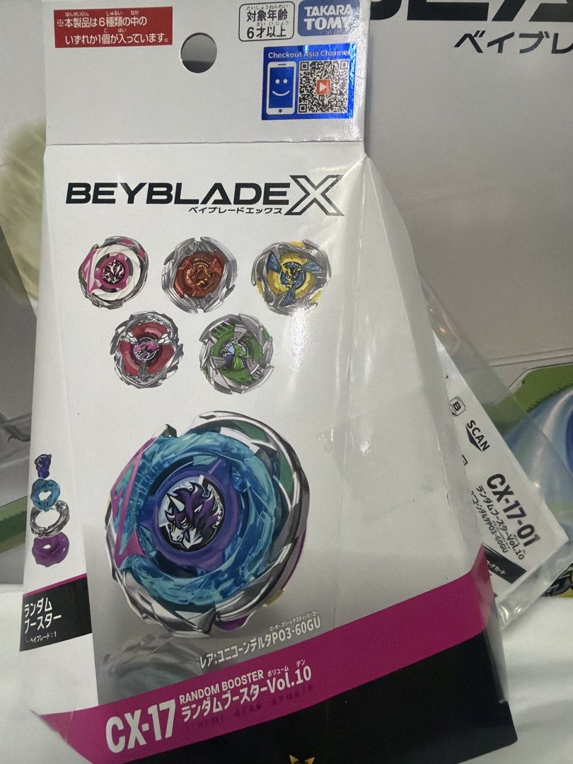 BeybladeX 爆旋陀螺 CX-17 01極變 獨角獸全新有 code （分類：動作及對戰玩具）位於 Hong Kong。 由 hakase2019 提交（商品編號 1467209850，圖片 1）。簡介： 01 全新未開袋 深水埗交收。