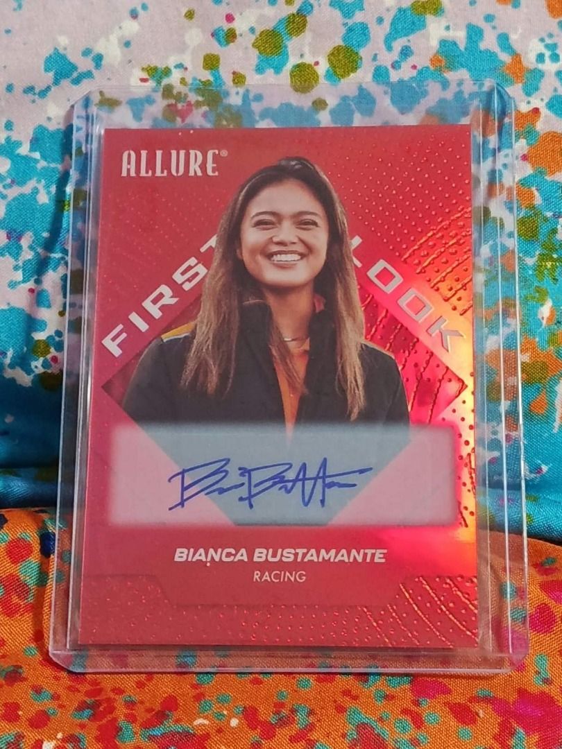 Bianca Bustamante (Category: Raw Singles) located in Muntinlupa City. Submitted by anawayne (Listing ID 1467243970, Image 1). Description: Bianca Bustamante Allure card AUTOGRAPH .