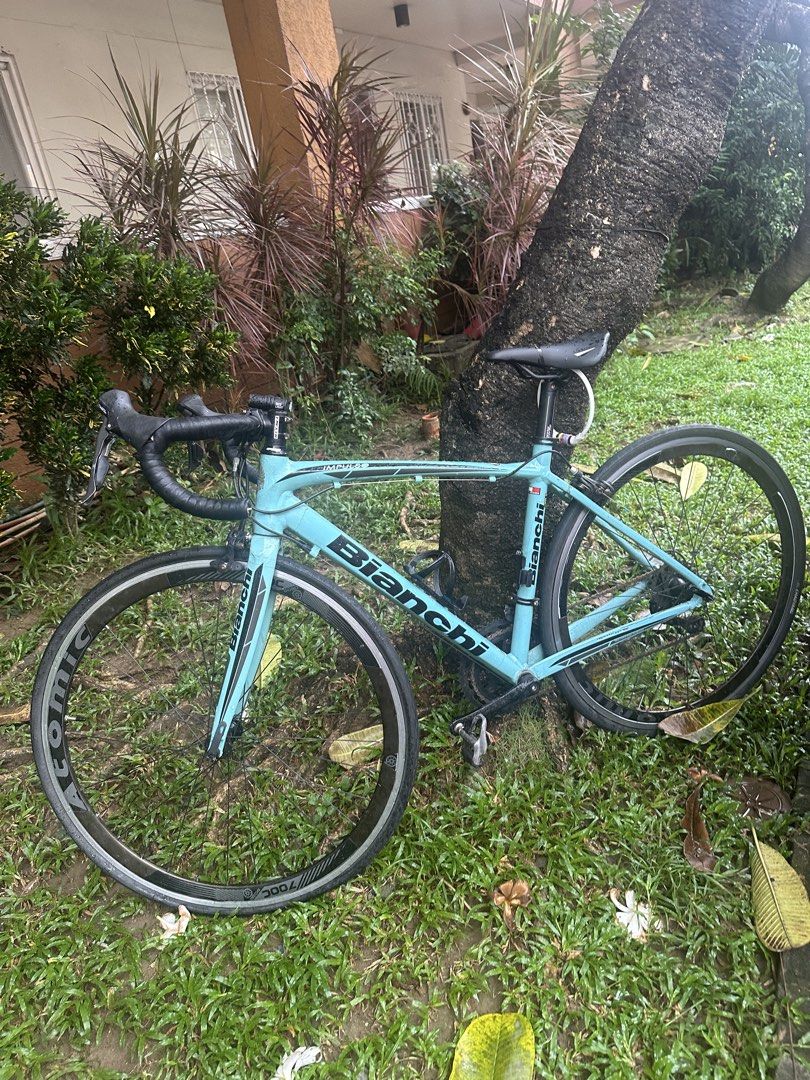 BIANCHI IMPULSO (Category: Bicycles) located in Marikina City. Submitted by livewithpurpose (Listing ID 1467317740, Image 1). Description: BIANCHI IMPULSO ROADBIKE RUSH Shimano Claris Sti 2x 8 Shimano Claris rd Shimano Claris fd Alloy light weight ORIGINAL BIANCHI IMPULSO FRAME ₱23,000 RUSH .