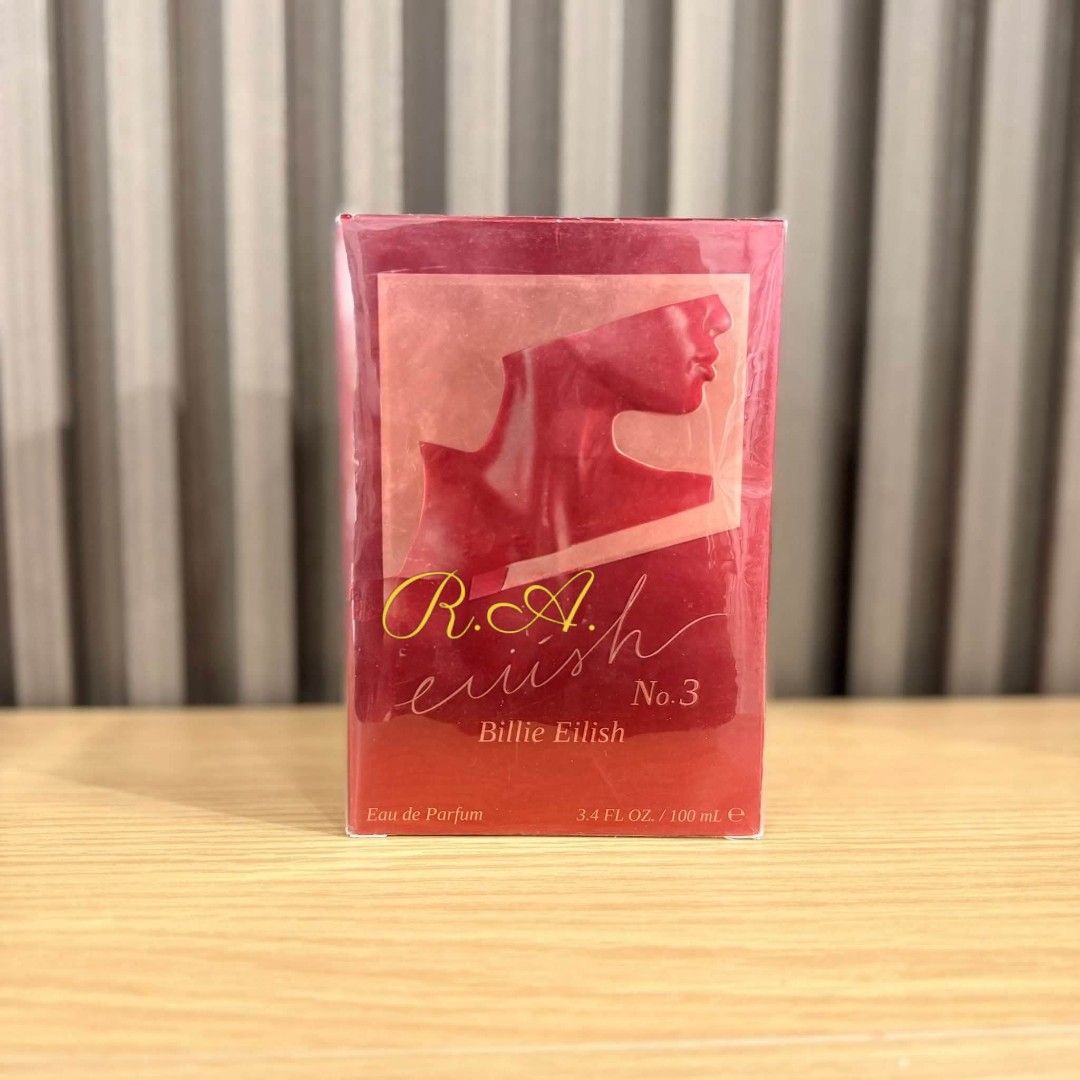 Billie Eilish Eilish No. 3 Eau de Parfum 100 mL (Category: Fragrance & Deodorants) located in Manila. Submitted by rhona30antiquera (Listing ID 1467226814, Image 1). Description: - Brand: Billie Eilish - Fragrance: No. 3 Eau de Parfum - Size: 3.4 fl oz / 100 ml - Condition: Brand new, sealed in original red packaging - Ideal for fans, fragrance lovers, and collectors - 100% authentic and ready to ship.