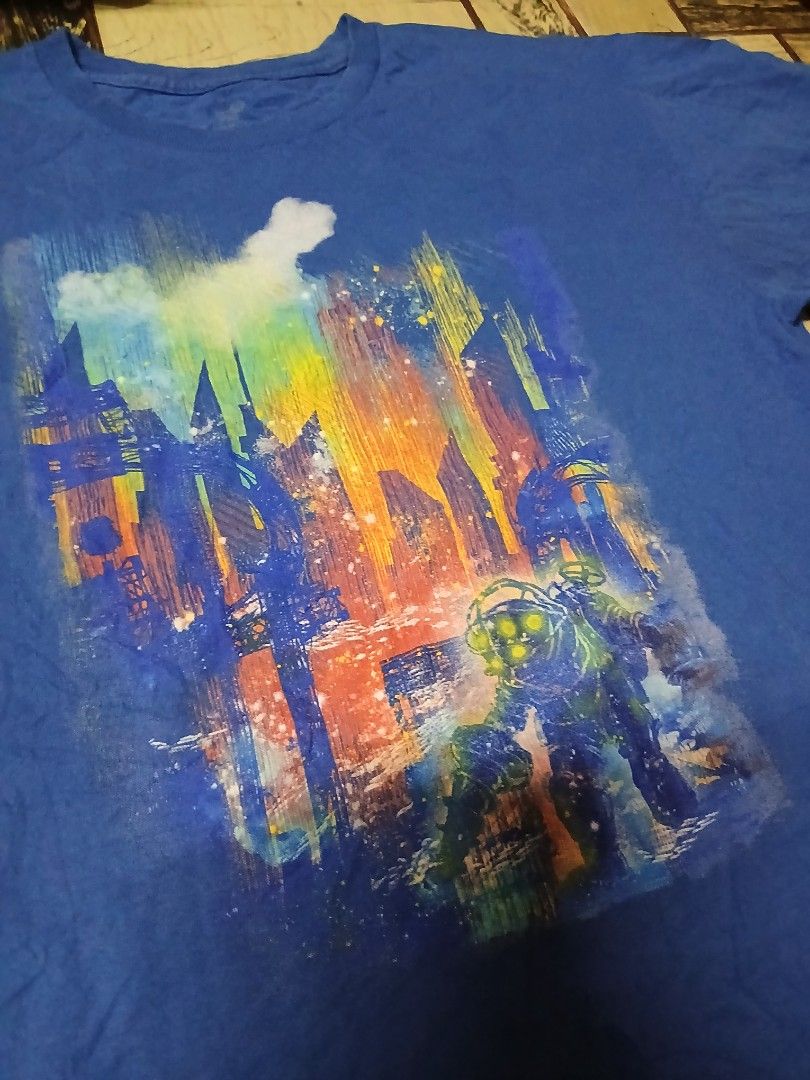 Bioshock Infinite Big Daddy Gaming Tee Shirt (Category: Tshirts & Polo Shirts ) located in Manila. Submitted by sendecluttersandsells (Listing ID 1467282082, Image 2). Description: Size: Large Dimes: 21x29 Issue: None! Loc: Caloocan Ship: J&T Meetup: Monumento or Sm Grand (Sat or Sun).