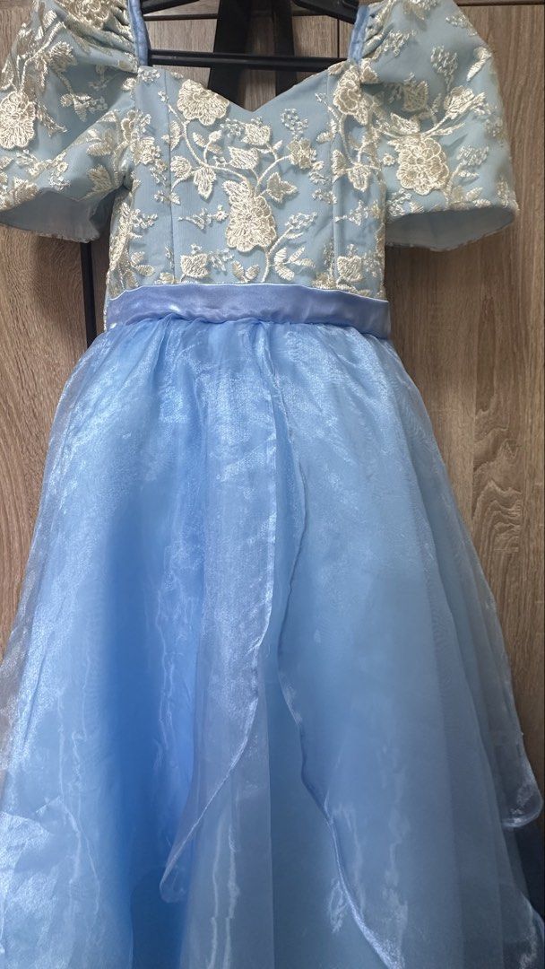 Birthday Gown/ Filipiña (Category: Babies & Kids Fashion) located in Manila. Submitted by littlefashonista (Listing ID 1467170873, Image 1). Description: Bought 1500.00 Used once only No flaw In very good condition .