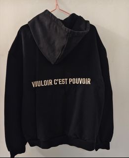 Brand new Kappa Black Zip-up Hoodie with Omini Logo Tape, Men's Fashion ...
