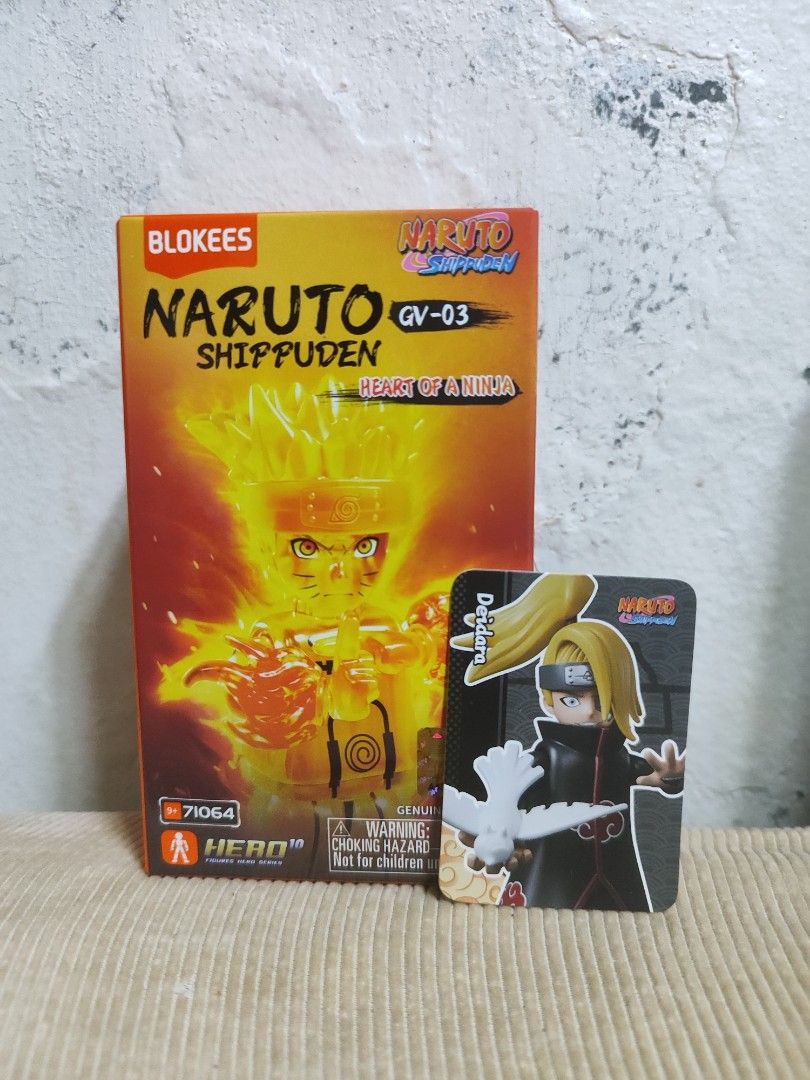 Blokees Naruto Shippuden Deidara (Category: Designer & Blind Box Toys) located in Quezon City. Submitted by hirayakarilagan (Listing ID 1467260447, Image 1). Description: Blokees Naruto Shippuden Deidara sealed foil unbuilt.