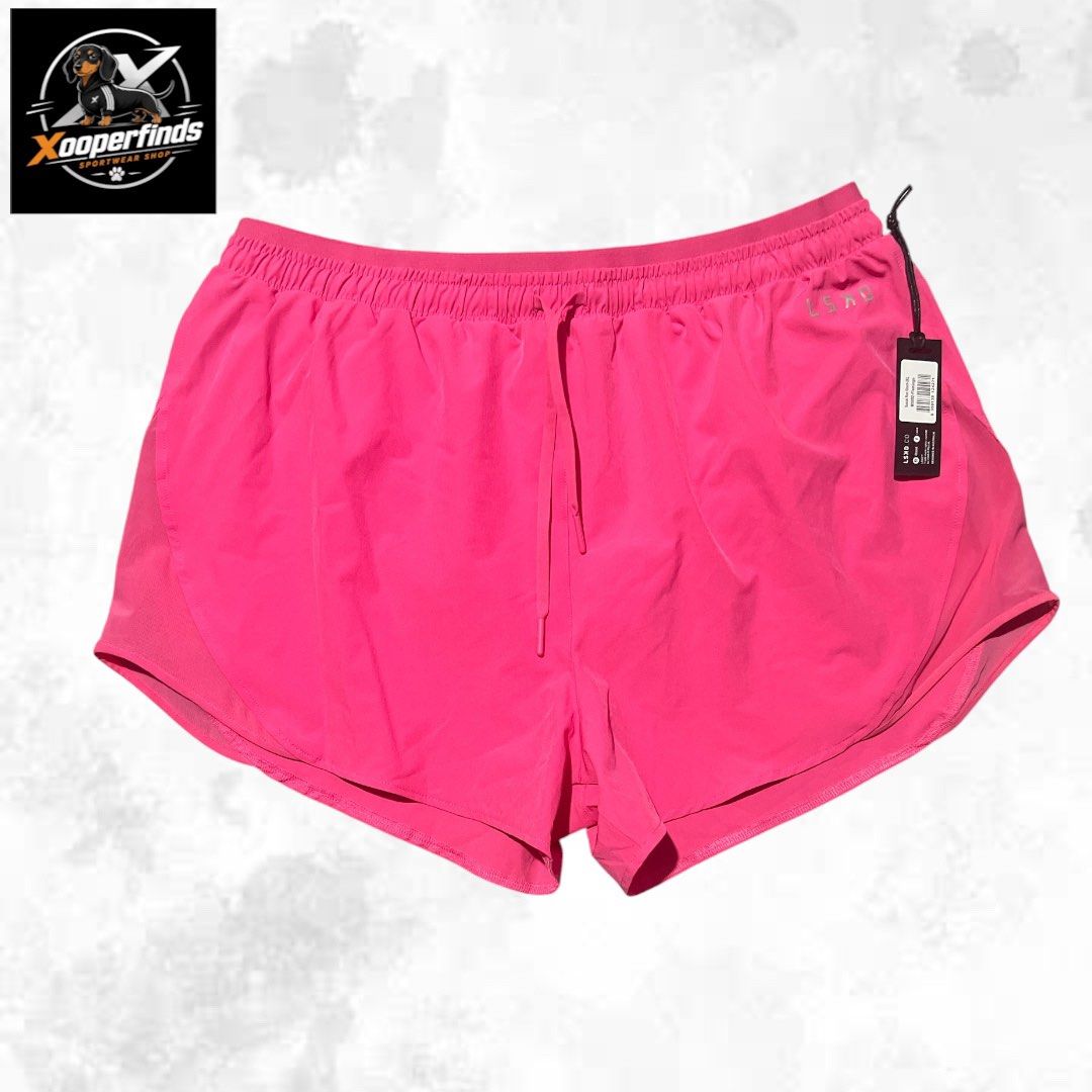 BNWT LSKD social run short 3XL (Category: Activewear) located in Iba. Submitted by xooperfindslb (Listing ID 1467350432, Image 2). Description: Brand new with tag Lskd social run short Size XXXL both Color available flamingo ( pink) Blue With inner liner Dimension when laid flat Relaxed waist band - 17.5” Max stretched waist band - 25” Length - 3.5” No issue Brand new.