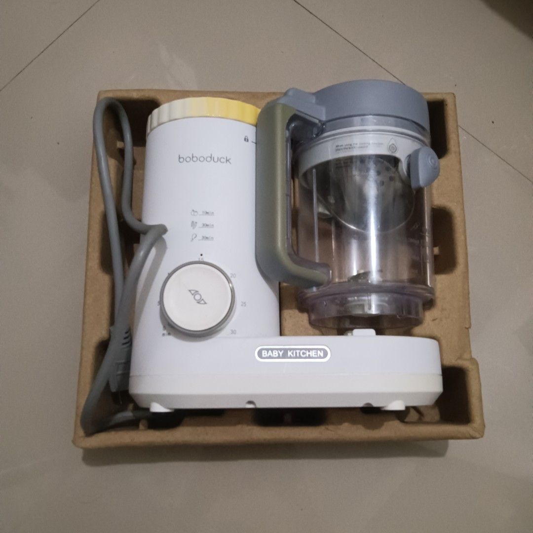 BOBO DUCK Baby Food Processor (Category: Other Kids Furniture) located in Caloocan City. Submitted by jaychingsss (Listing ID 1467338269, Image 1). Description: 1500 Pesos Few fimes used. No issue sa function. Nag-yellowish lang upper part (kita sa pic) kasi nasa storage na lang di na ginagamit..