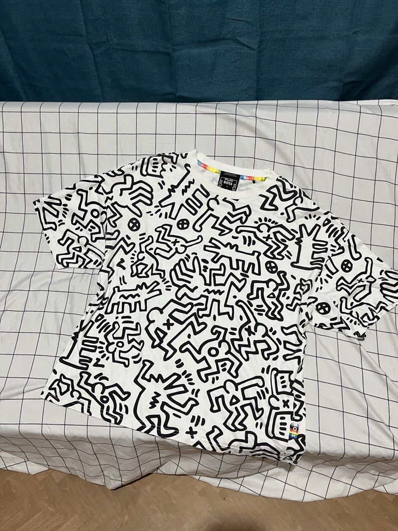 BOSS HUGO X KITH HARING (Category: Tshirts & Polo Shirts ) located in Davao. Submitted by rel18 (Listing ID 1467271208, Image 1). Description: BOSS HUGO X KITH HARING ORIG Excellent condition Large Dimes : 23 x 26 .