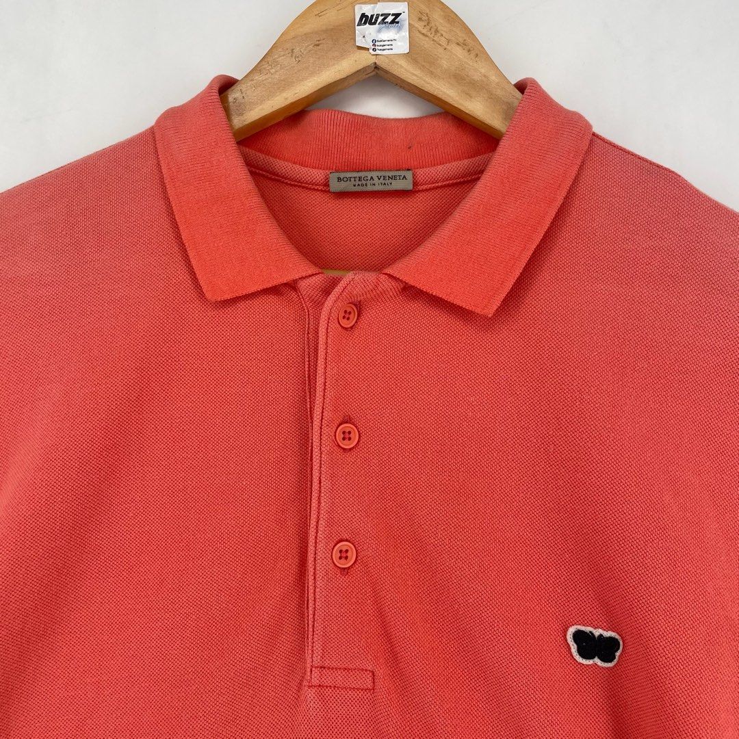 Bottega Veneta Polo Shirt Authentic (Category: Tshirts & Polo Shirts ) located in Manila. Submitted by buzz.garments (Listing ID 1467358036, Image 3). Description: Size: 48 on tag Dimensions(inches) - Width: 20” - Length: 31” - Pit to Cuff: 2.5” signs of usage - color may vary due to lighting. please manage your expectations-minimal and unseen flaws must be considered..