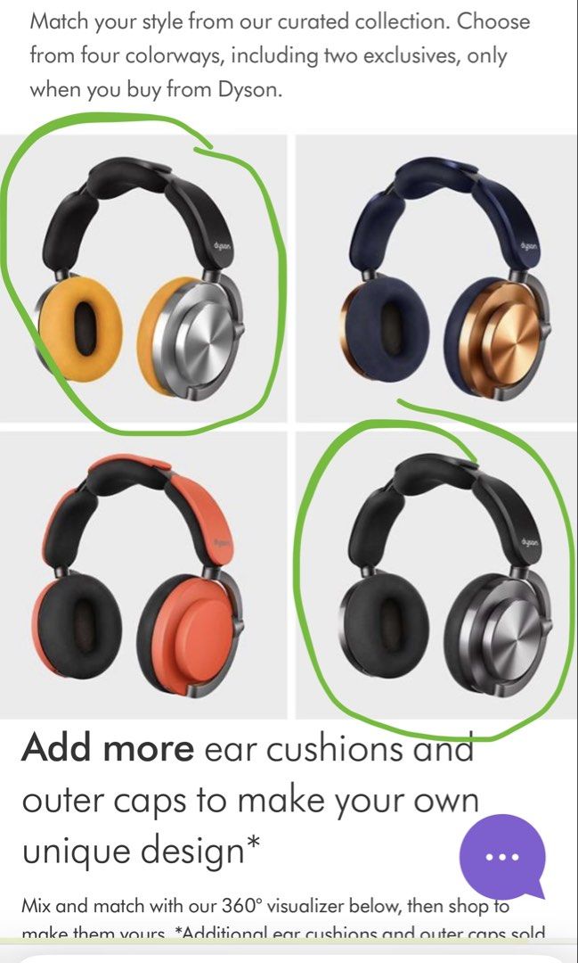 BNew condition used twice dyson headphones (Category: Headphones & Headsets) located in Manila. Submitted by boughtinternational (Listing ID 1467231956, Image 1). Description: pls read‼️❣️originally ₱37k GUARANTEED BRAND NEW CONDITION used twice only sa airplane and once sa bus the best di mo maririnig outside world noise and double tap lang pag gusto mo marinig ulit ang outside world without the need of removing the headphones with box and its o