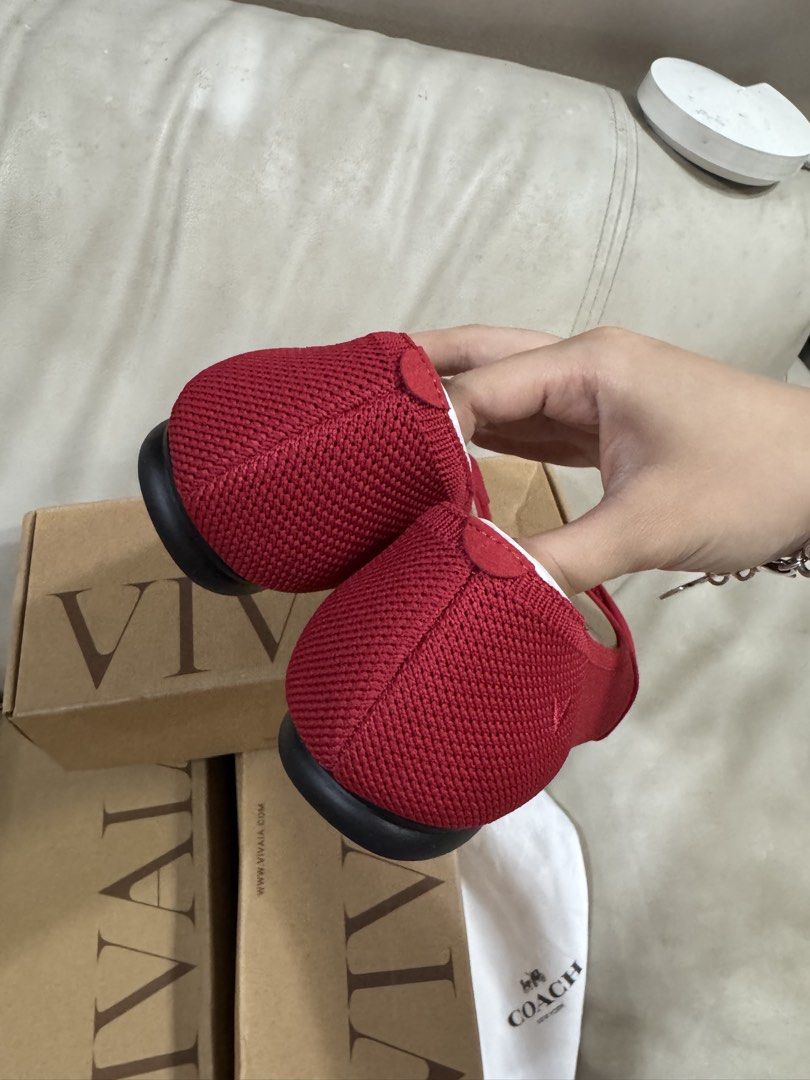 BRAND NEW Vivaia Bibi Ruby Red Almond Toe Flats (Category: Flats & Sandals) located in Quezon City. Submitted by closetofcoco (Listing ID 1467238485, Image 3). Description: BRAND NEW UNUSED SIZE 37.5 (23.5-24CM) WITH BOX NO LOW BALLING.