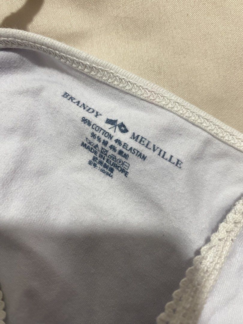 Brandy melville tank top (Category: Sleeveless) located in Calauan. Submitted by shopppingaddic (Listing ID 1467253260, Image 2). Description: Has a very bery very small yellow dot stain(dm me) .