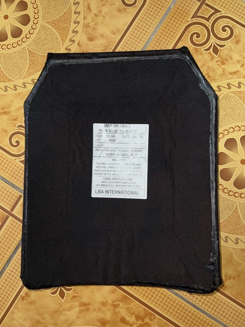 Bulletproof Vest Body Armor Plate (Category: Everything Else Others) located in Arayat. Submitted by atlantamillionairesclub (Listing ID 1467219668, Image 3). Description: .