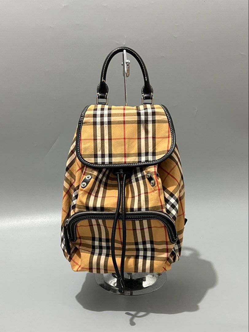 BURBERRY - Nova Plaid - Backpack (Category: Backpacks) located in Cavite. Submitted by asianluxe (Listing ID 1467268388, Image 1). Description: BURBERRY - NOVA PLAID - BACKPACK Measurements! Length:12 inches Width:14 inches Depth: 6 inches Good condition Very presentable 9/10 condition Missing lock! If u interested, Drop your offer , Let’s negotiate.