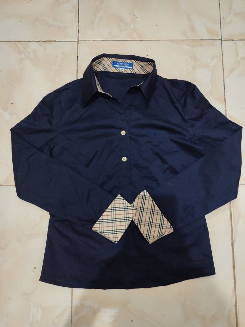 BURBERRY BLUE LABEL LONGSLEEVE (Category: Longsleeves) located in Pagadian. Submitted by miraculouspat (Listing ID 1467278431, Image 1). Description: L 21 W 16 NO ISSUE ASNEW CONDITION NEED WASH ONLY.