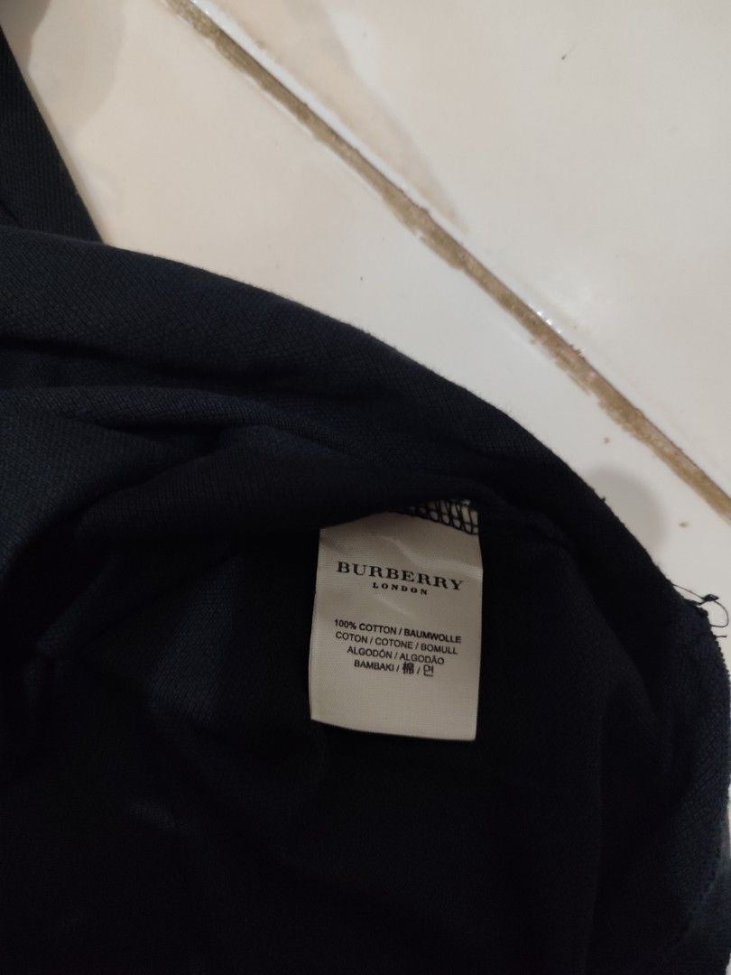 BURBERRY POLO (Category: Luxury Apparel) located in Pagadian. Submitted by miraculouspat (Listing ID 1467270846, Image 3). Description: L 24 W 19.5 NO ISSUE ASNEW CONDITION AUTHENTIC.